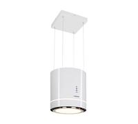 Klarstein Hotte îlot Tron Ambience 38 cm 521,4 m³/h Classe A Blanc