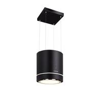 Klarstein Hotte îlot Tron Ambience 38 cm 521,4 m³/h Recyclage Noir A