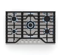Klarstein Turbocast 75cm Plaque de cuisson à gaz 5 Feux Argent