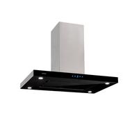 Klarstein Valeria 90cm 642m³/h Hotte d'Îlot Noir A