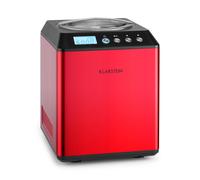 Klarstein Vanilla Sky 2L 180W Sorbetière avec Compresseur Rouge