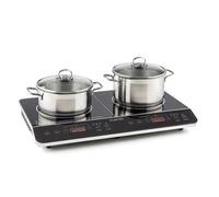 Klarstein VariCook 3500W Plaque Induction Portable 2 Feux Noir