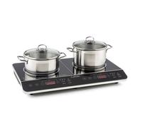 Klarstein VariCook Slim Double plaque chauffante à induction 3500 W Minuterie 240 °C tactile