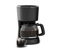 Klarstein Velaire 1,25L Cafetière Filtre 10 Tasses Noir