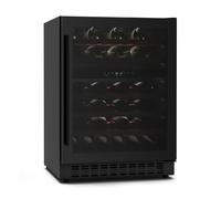 Klarstein Velaire 57cm 46 Bouteilles Cave à Vin Encastrable 2 Zones Noir G