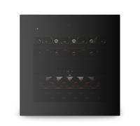 Klarstein Velaire 60cm 36 Bouteilles Cave à Vin Encastrable 2 Zones Noir G