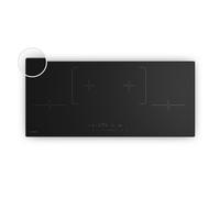 Klarstein Velaire Plaque Induction 90cm 4 Zones 7000W Curseur Tactile Minuterie Verre Céramique Plaque Cuisson Induction Noir