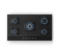 Klarstein Velaire 90cm Plaque de cuisson à gaz 5 Feux Noir