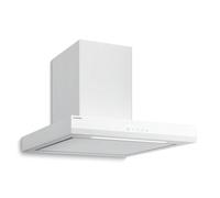 Klarstein Velaire Hotte Aspirante 60 cm - Hotte Murale Silencieuse, 600 m³/h, A++, Commandes Tactiles, LED, Filtre Charbon, 3 Vitesses, Cuisine Moderne, Blanc