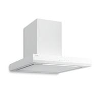 Klarstein Hotte murale Velaire 60 cm – 600 m³/h, silencieuse, A++, commandes tactiles, LED, blanc