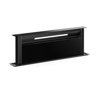 Klarstein Velaire Hotte Aspirante 90 cm - A++ Éco, 906 m³/h, Silencieuse, Commande Tactile, Filtre Charbon & Aluminium, LED, Hotte Cuisine Encastrable Plan de Travail