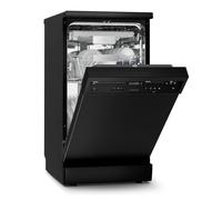 Klarstein Velaire Lave-vaisselle encastrable 45 cm Minimaliste compact puissant Classe B Noir