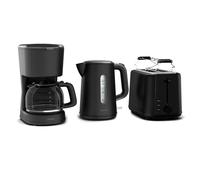 Ensemble petit-déjeuner Velaire | Grille-pain, bouilloire & cafetière | 800 W | 10 tasses | 1,7 l