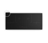 Klarstein Plaque à induction Velaire 90 cm 4 zones 7000W curseur tactile verre céramique noir
