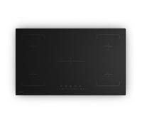 Klarstein Velaire Plaque Induction 90cm - 5 Zones, 7200W Boost, Curseur Tactile, Minuterie, Sécurité Enfants, Indicateur Chaleur Résiduelle, Plaque Cuisson Induction Encastrable
