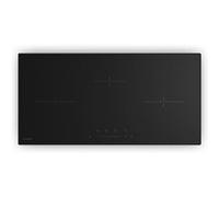 Klarstein Velaire Slim Plaque Induction 80cm - 3 Zones, 5500W Boost, Curseur Tactile, Minuterie, Sécurité Enfants, Indicateur Chaleur Résiduelle, Plaque Cuisson Induction Encastrable