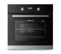 Klarstein Verosteel Four encastrable 60 cm 67 L Classe énergétique A Four électrique 3220 W Argent