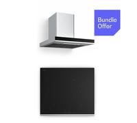 Klarstein Verosteel induction + hotte cheminée 60 cm