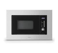 Klarstein Micro-ondes encastrable Verosteel 20L 700W avec Grill Acier inox Noir
