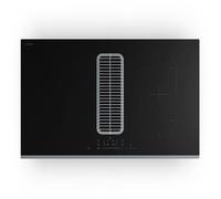 Klarstein Verosteel Plaque à induction avec Hotte intégrée 80 cm élégante minimaliste 8400 W Noir