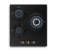 Klarstein Victoria 45cm Plaque de Cuisson à Gaz 3 Feux Noir