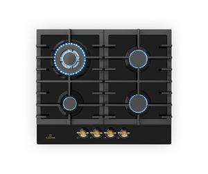 Klarstein Victoria 60cm Plaque de cuisson à gaz 4 Feux Noir