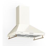 Klarstein Victoria 630m³/h 60cm Hotte Murale Vintage Crème C