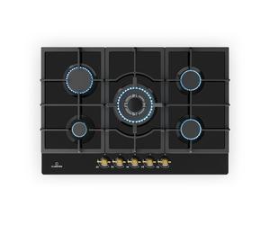 Klarstein Victoria 75cm Plaque de cuisson à gaz 5 Feux Noir