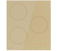 Klarstein Victoria Table de cuisson induction 45 cm 6600 W 3 foyers Réglage par curseur Boost Beige G