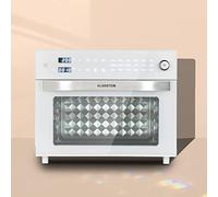 Klarstein Vigor Air Friteuse à air chaud XXL, Airfryer de 1800 W, friteuse à air chaud 30 litres, 18 programmes, chaleur de voûte et de sole, blanc