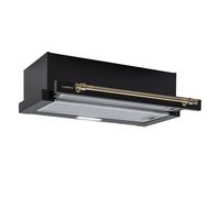 Klarstein Vilhelmine 60cm 330m³/h Hotte Télescopique Noire B