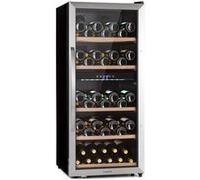 Klarstein Vinamour 66 Duo Cave à vin 2 zones 204 L/79 bouteilles 5-18°C tactile Argent G
