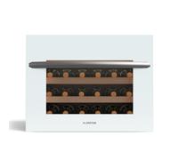 Klarstein Vinoline 60cm 24 Bouteilles Cave à Vin Encastrable 1 Zone Blanc G
