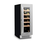 Klarstein Vinovilla 30cm 20 Bouteilles Cave à Vin Encastrable 1 Zone Argent F