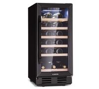Klarstein Vinovilla 38cm 31 Bouteilles Cave à Vin Encastrable 1 Zone Noir G