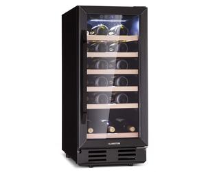 Klarstein Vinovilla 38cm 31 Bouteilles Cave à Vin Encastrable 1 Zone Noir G