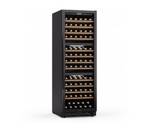 Klarstein Vinovilla 59,5cm 143 Bouteilles Cave à Vin 3 Zones Encastrable Noir G