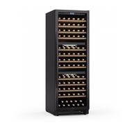 Klarstein Vinovilla 60cm 143 Bouteilles Cave à Vin Encastrable 3 Zones Noir G