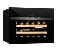 Klarstein Vinsider 34 Built-In Cave à vin réfrigérée encastrable 1 zone 51 litres / 24 bouteilles , classe G Noir G