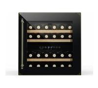 Klarstein Vinsider Victoria 36 Cave à Vin - 36 Bouteilles, 2 Zones, 5-22°C, Commande Tactile, Éclairage LED, Protection UV, Encastrable, Frigo à Vin Noir