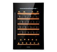 Klarstein Vinsider 55cm 52 Bouteilles Cave à Vin Encastrable 1 Zone Noir G
