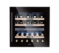 Klarstein Cave à vin encastrable Vinsider 36 2 zones 85 L porte en verre 36 bouteilles Noir