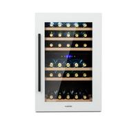 Klarstein Vinsider 60cm 41 Bouteilles Cave à Vin Encastrable 2 Zones Blanc G