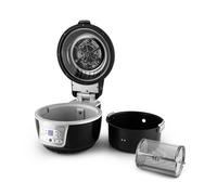 Klarstein VitAir Turbo Friteuse sans huile grill cuisson 10l 1400W -gris & noir