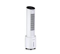 Klarstein Waterfall Rafraîchisseur d'air Purificateur d'air Débit d'air : 400 m³/h 45 W Réservoir : 4 l Bloc réfrigérant Oscillation à 90° Roulettes avec filtre à poussière Blanc