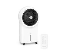 KLARSTEIN Rafraichisseur d’Air, Refroidisseur d’Air Portable 6L, Télécommande, Minuterie, Roulettes, Ventilateur Climatiseur pour Chambre 30m², White