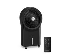 KLARSTEIN Rafraichisseur d’Air, Refroidisseur d’Air Portable 6L, Télécommande, Minuterie, Roulettes, Ventilateur Climatiseur pour Chambre 30m², Black