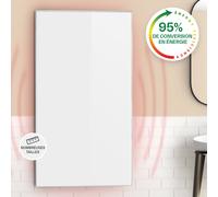 Klarstein Wonderwall 450W 90x50cm Panneau Rayonnant Infrarouge Blanc
