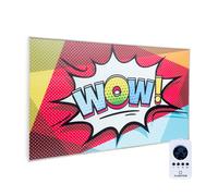 Klarstein Wonderwall Art 600W 59,5x100,5cm Radiateur Tableau Pop Art