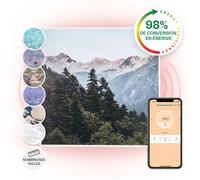 Klarstein Wonderwall Art Smart 350W 60x60cm Radiateur Tableau Montagnes